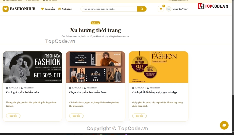 bán quần áo,Website bán quần áo,Web bán áo quần